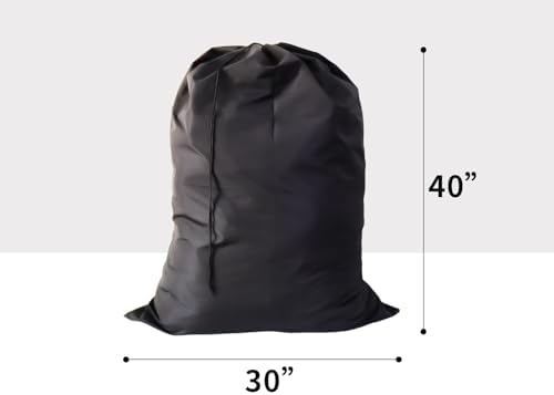 Extra Large Laundry Bag 30"x40" 12 Pack Black - Image 3