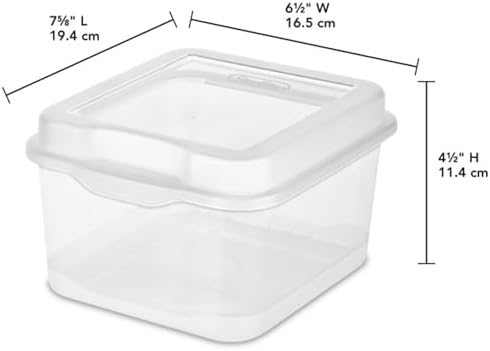 Sterilite Square Small FlipTop - Image 2