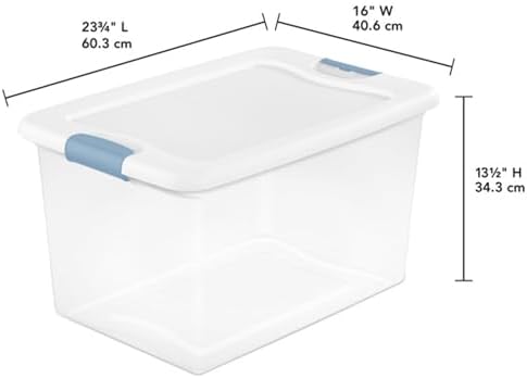 Sterilite 30-Pack Latching Box, Under Bed Storage Bins - Image 2