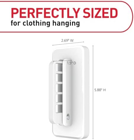 Command Folding Clothes Hanger, 1 Hook, 3 Strips - Image 2
