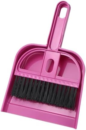 uxcell Mini Dustpan and Brush Set, Small Broom and Dustpan Set by uxcell
