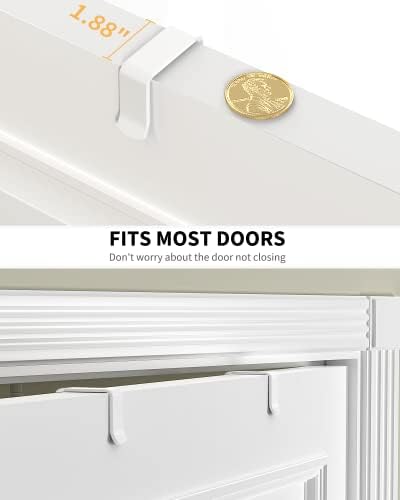 Moforoco White Narrow 9-Tier Over The Door Pantry Organizer, Pantry - Image 3
