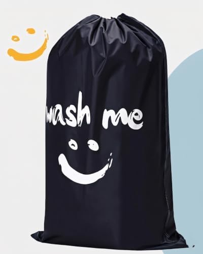 HOMEST 2 Pack XL Wash Me Travel Laundry Bag, Dirty Clothes Organizer, Large - Image 5