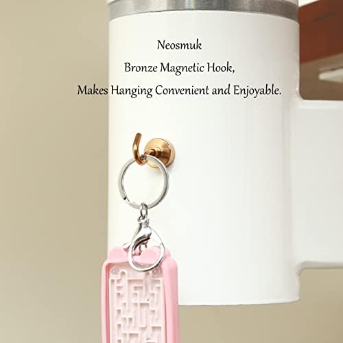 Neosmuk Magnetic Hooks Cruise Ship Essential, 30lb+ Bronze, 5 Pack - Image 3
