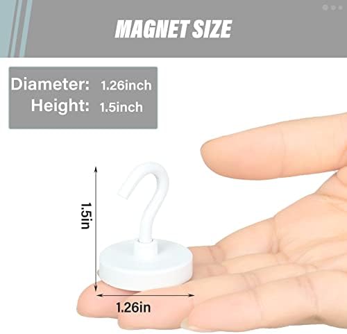 Neosmuk Magnetic Hooks for Cruise Cabins, 130lb Heavy Duty, 6 Pack - Image 4