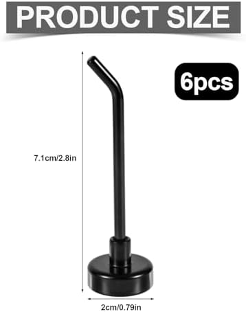 Gosknor 6pcs Large Magnetic Hooks, 2.2lb 2.8 Inch Long - Image 2