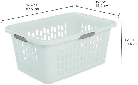 Sterilite Laundry Basket, Plastic Clothes Hamper, Large Rectangle Bin - Image 3