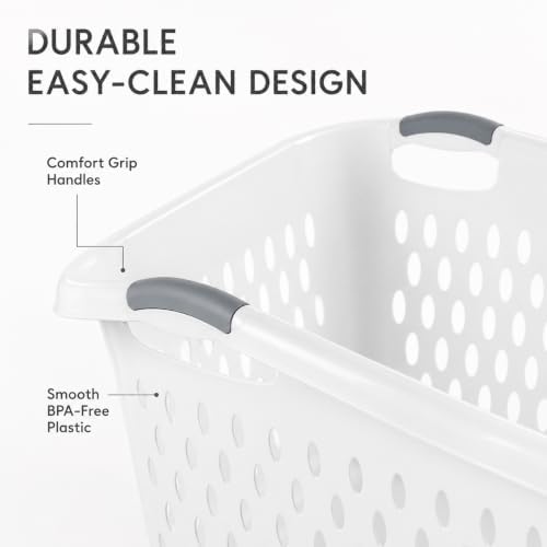 Laundry Basket 2.7 Bushel Extra Large Plastic - Image 6