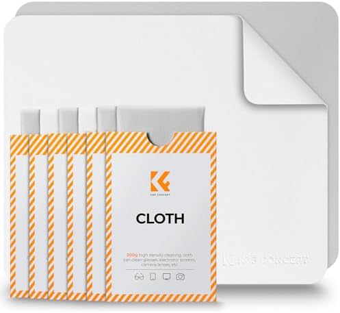 K&F CONCEPT Microfiber Lens Cleaning ClothX20, Glasses Cleaning, High Density by KFCONCEPT