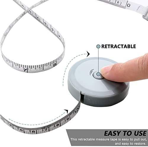 60IN Retractable Tape Measure*6+Soft Measuring Tape - Image 4