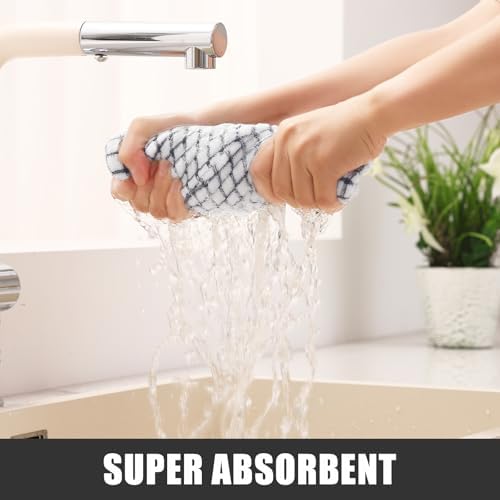 Mordimy Premium Cotton Kitchen Towels 16"x 25", 8 Pack - Image 4