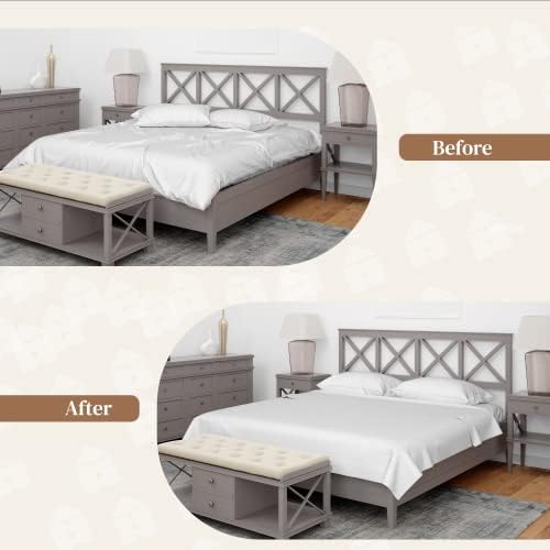 FeelAtHome 8-Piece White Bed Sheet Clips - Image 4