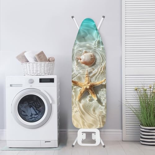 GLENLCWE Hawaiian Starfish Shell Ironing Board Cover, Elastic Iron Pad Covers - Image 3