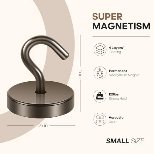 Neosmuk Magnetic Hooks Steel Tube Design - Image 6