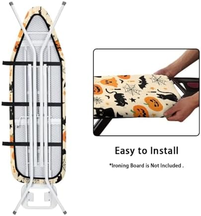 Ironing Board Cover Halloween Black Cat Pumpkin Thick Table Top Ironing Board - Image 4