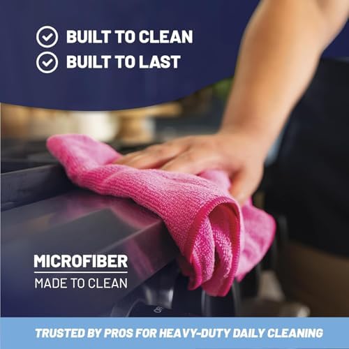MW Pro Microfiber Cleaning Cloth | Gray | 36 Pack | 16” x 16” | All Purpose - Image 4
