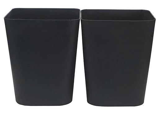 1.6 Gallon Small Trash Can Bathroom Wastebasket Garbage Can by Feiupe