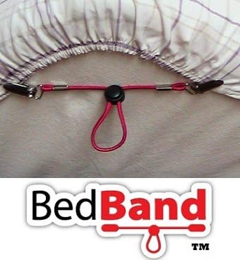 Bed Band- White. Original Bed Sheet Holder Straps - Image 3