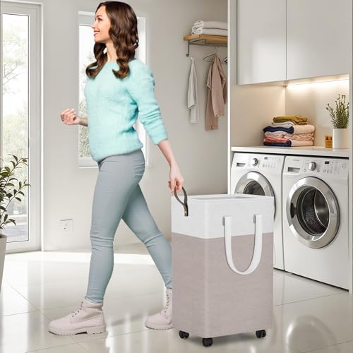 HomeHacks 75L Rolling Laundry Basket - Image 6