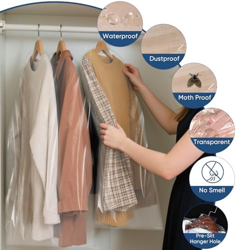 100 Pack 23.6"x40" Garment Bags - Image 4