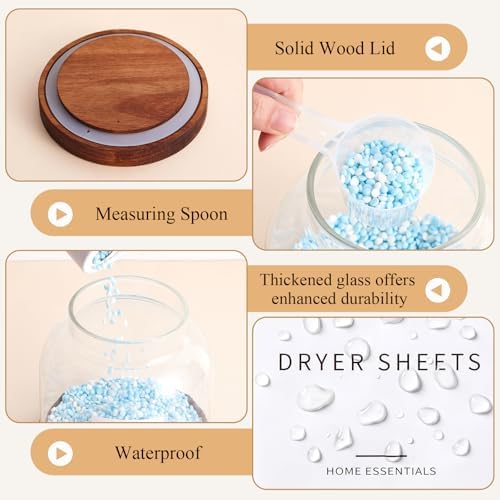 2 Pack Glass Laundry Pods Container - Image 4