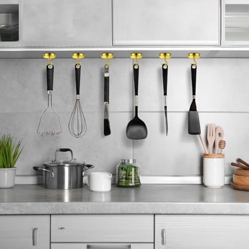 Grtard 4 Pcs Yellow Magnetic Hooks Heavy Duty, 120 LBS Strong Magnet Hooks - Image 6