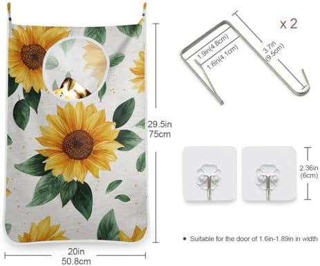 Door Hanging Laundry Hamper Bag - Image 3
