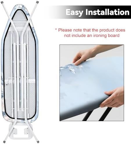 Floral Ironing Board Cover 17.7"x49", Standard Size Iron Board Covers - Image 2