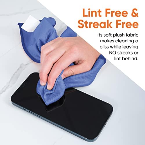 Superio Microfiber Glass Cleaning Cloth, Mirror & Window Miracle Cloth Lint & - Image 4