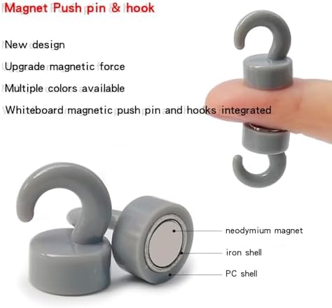 Magnetic Hooks Small But Strong, 20 Pack 8Lbs Holding Capacity - Image 6