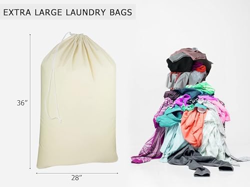 COTTON CRAFT Extra Large Laundry Bags - Image 6