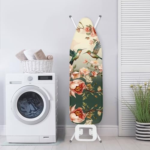 Flashideas Flowers Hummingbirds Ironing Board Cover and Pad Standard Size Soft - Image 4