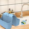 Sponge Holder for Kitchen Sink, Silicone Sink Saddle Caddy Organizer Rack by Unknown