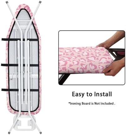 Pink Leopard Ironing Board Cover Table top Ironing Board Cover Full Size Scorch - Image 4