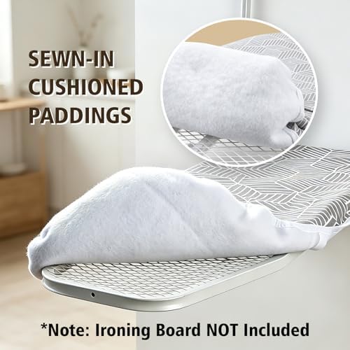 Seiritex Over the Door Ironing Board Cover 13 x 37 inch, Small Iron Board Cover - Image 2