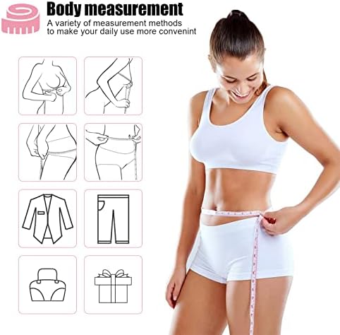 Tape Measure Body Measuring Tape, Retractable 60 Inch Soft Mini Measuring Tape - Image 5