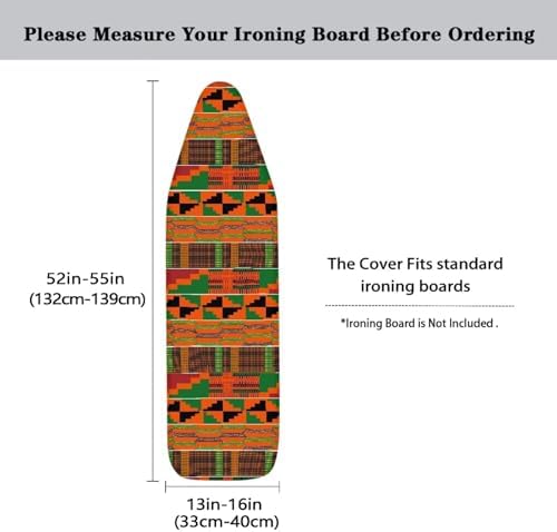 GLENLCWE Ethnic Indian Geometric Ironing Board Cover, South Style Iron Pad - Image 5