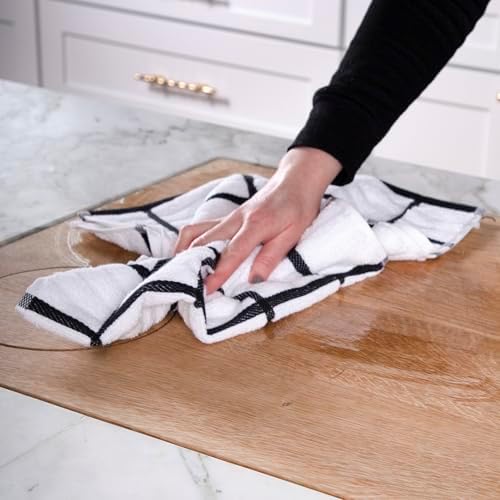 All-Clad Solid & Coordinate Kitchen Towels: Highly Absorbent, Super Soft Long - Image 3