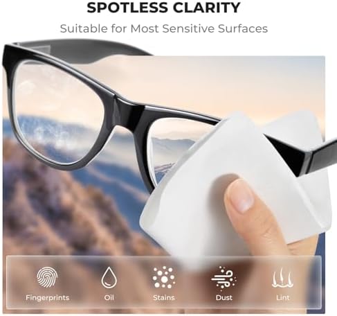 K&F CONCEPT Microfiber Lens Cleaning ClothX20, Glasses Cleaning, High Density - Image 2