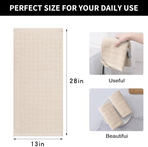 Homaxy 100% Cotton Terry Kitchen Towels, 5 Pack - Image 5