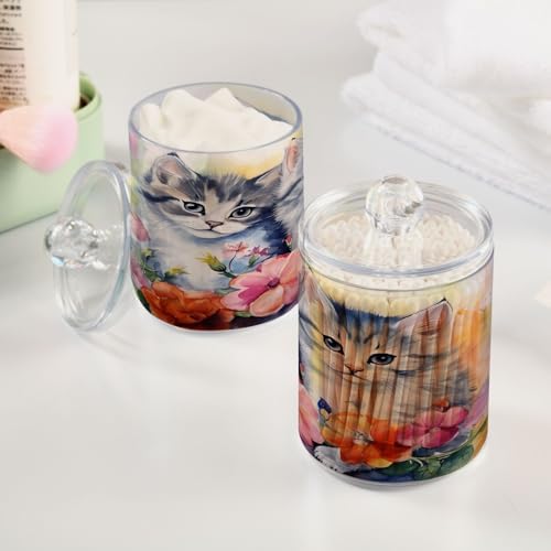 2 Pack Qtip Holder Dispenser - Image 4