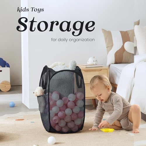 Collapsible Mesh Pop Up Laundry Hamper - Image 6