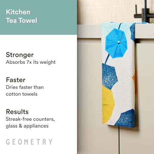 GEOMETRY Tea Towels – Spring & Summer Collection – Quick-Dry, Ultra-Absorbent - Image 2