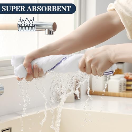 Homaxy 100% Ring Spun Cotton Kitchen Towels 24 Pack - Image 3