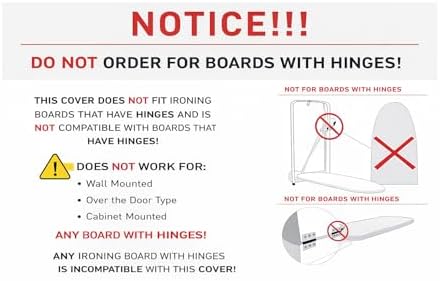 TIVIT Ironing Board Cover 12 x 43” – Made in Italy, Alumitek PRO Heat-Reflective - Image 5