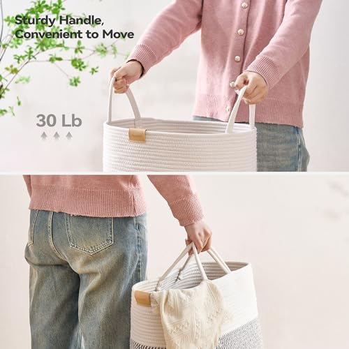 Nunsino Laundry Hamper 75L, Large Laundry Basket - Image 4