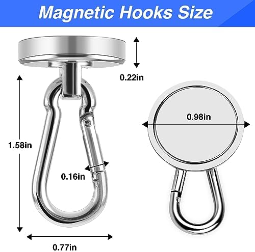 LOVIMAG Magnetic Hooks 70 LBS Strong Magnets Cruise 12Pack Magnet - Image 2