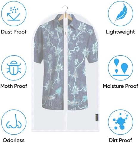 BALEINE 2PK Garment Bags for Hanging Clothes - Image 3