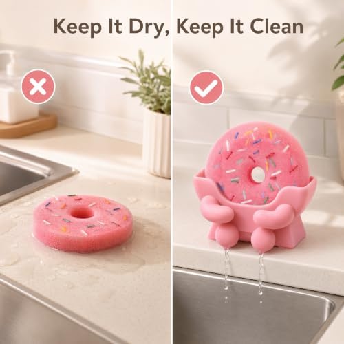 NoveasAzures Sponge Holder for Kitchen Sink - Image 2