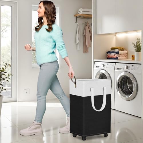 HomeHacks 75L Rolling Laundry Basket - Image 5